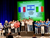Siegerehrung für die Mixed Team EM