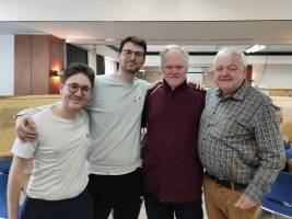3. Bundesliga B: Platz 1 geht an Burghausen - Patricio Crisafulli Sabada, Philip Scheberan, Robert Schuster und Eduard Schnöll