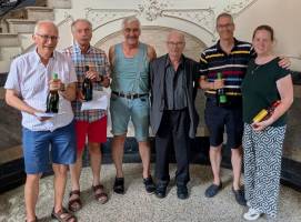 Nürnberg: 2. Platz: Henny Perdijk - Gerhard Moritz | 1. Platz: Karl-Heinz Pohl - Wolfgang Rochmes | 3. Platz: Ingo Nieten - Gesine Nieten