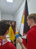 Kurz vor der Eröffnungszeremonie